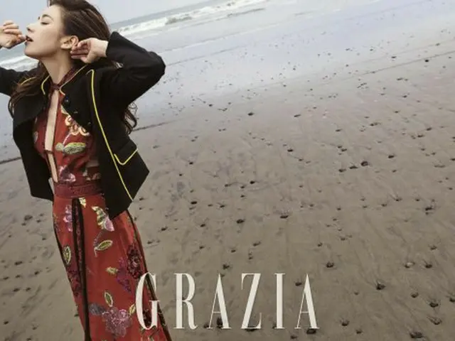 Actress Han Hyo Ju, released pictures. Magazine ”GRAZIA”.