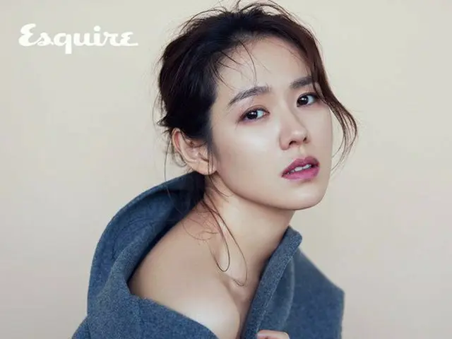 Actress Son Ye Jin, photos from ”Esquire”. Additions.