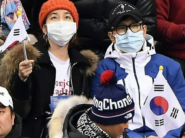 Lee Byung Hun & Lee Min Jon, the husband and wife watched the 2018 PyeongchangWinter Olympics Women'
