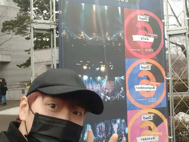 【I Official】 B1A4 [SANDEUL], participated in the DAY 6 concert.