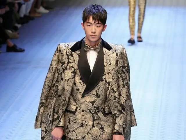 Actor Nam Ju Hyuk former fashion model, first runway in three years.