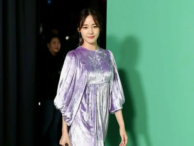Actress Sung Yu Ri, attended MULBERRY Photo Call. Seoul · K Contemporary ArtMuseum.