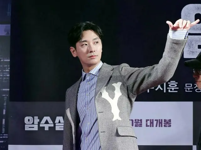 Actor Joo Ji Hoon, attending the movie ”Darkness Murder” open showcase. Seoul ·Lotte Cinema World To