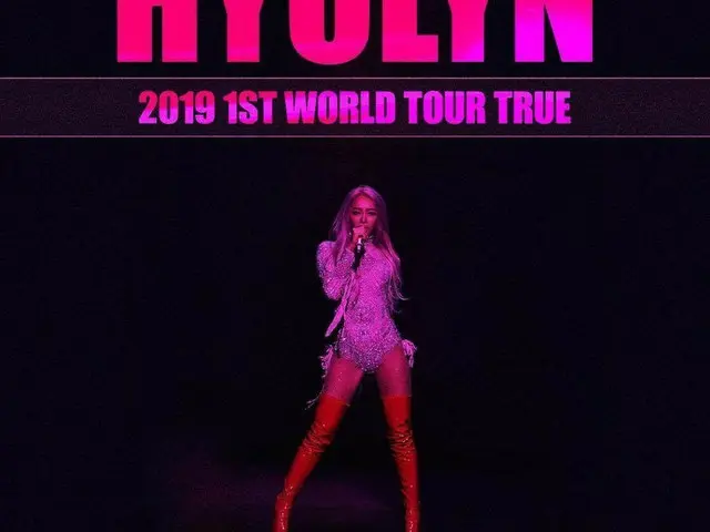 【G Official】 SISTAR_ former member Hyoolin, released the first world tourposter.