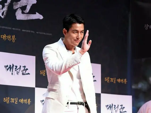 Actor Jung Woo Sung, best friend Lee Jung I am participating in the preliminarymovie ”Confrontation