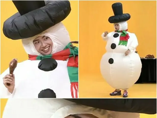 LEE JIN HYUK transforms into “Ana Yuki” Olaf. . -Published on JTBC [Biased FiveBrothers] on the 19th