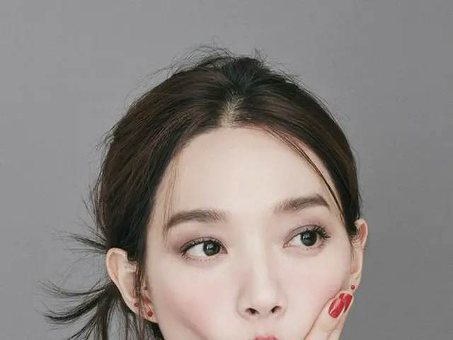 Actress Shin Min A, released pictures. marieclaire. .
