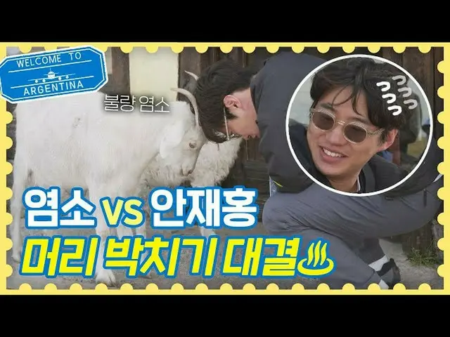 【公式jte】 불량염소vsアン・ジェホン_ (An Jae-hong) ♨머리 박치기 대결♨ 승자는? 트래블러 아르헨티나(travelerargenti