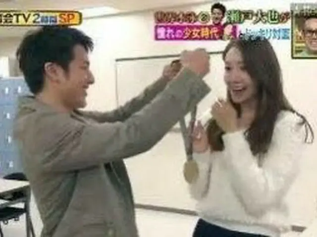 "소녀 시대 윤아의 광팬"수영 일본 대표 세토 대 也選 손, 차녀가 탄생. .  ● 일본의 프로그램 기획에서 윤아와 대면. 매일 아침 「into