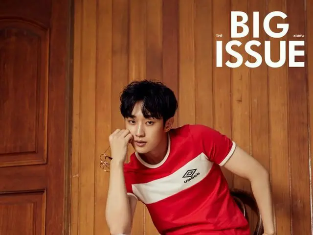 B1A4 Jin Young, released pictures. Magazine BIG ISSUE.