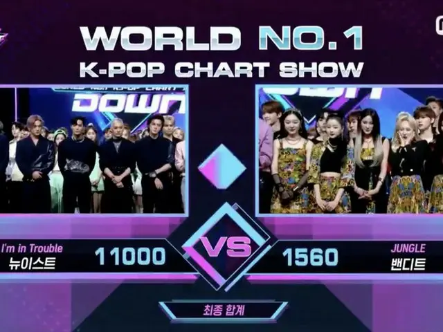 NU'EST 오늘의 1 위. . "M COUNTDOWN"