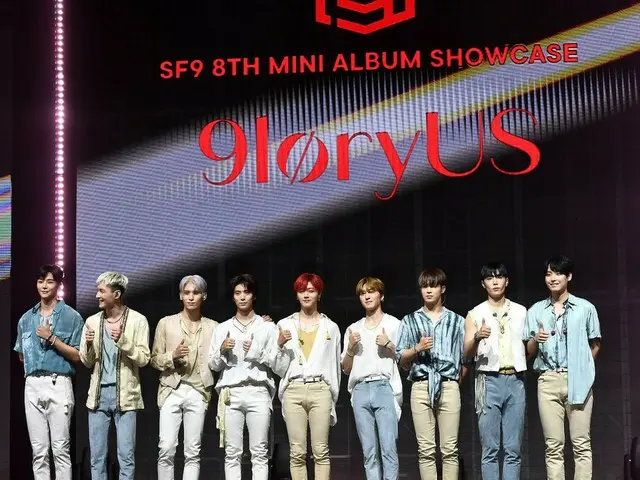 SF9,8th 미니 앨범 '9loryUS'의 쇼케이스 개최 중. .