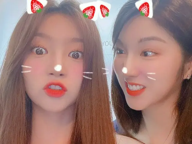 【t公式】LABOUM、[#해인 ] 라떼💗 9월에도 빠이팅이에요🤘🤘<br><br>#라붐 #지엔 #진예와핸니 <br>#LABOUM #ZN #H
