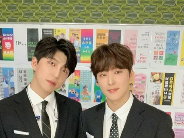 "U-KISS"수현 전 멤버 케빈과의 투샷이 화제. . ● 오늘 (10/2) 방송되는 '숨어 듣는 명곡 콘서트 "에 모두 출연 해 라이브를 선보