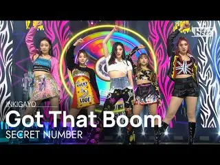 [공식 sb1] SECRET NUMBER_ _ (SECRET NUMBER_) - Got That Boom 인기가요 _ inkigayo 20201