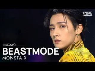 [공식 sb1] MONSTA X_ _ (MONSTA X_) - BEAST_ _ MODE 인기가요 _ inkigayo 20201108  