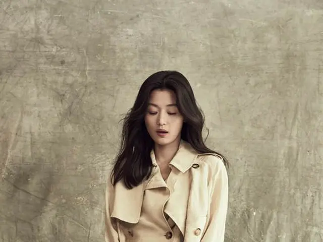 Actress Jun Ji Hyun, released pictures. Shooting in the concept of ”Gentlewoman”.