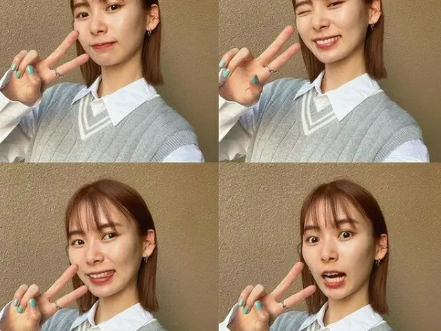 아사히나 중앙, 새로운 헤어 스타일이 화제. 팬들은 "귀여운 한국의 아이돌 같다"라는 소리도. 봄의 이미지 변신에 오렌지 조치 베이지. .