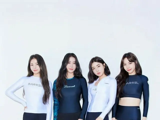 Brave Girls 스포츠 브랜드 BARREL의 모델로 발탁. .