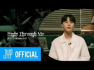 【公式jyp】데이식스 (Even of Day) ＜Right Through Me＞ Intro Film - Young K  