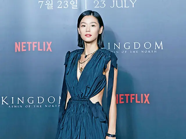 Actress Jung JIHYO attends the production presentation of Netflix ”Kingdom: TheStory of Asin”. .. ..