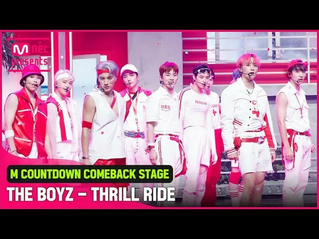 【公式mnk】'최초 공개' THE청량보이즈☆ '더보이즈_ _ '의 'THRILL RIDE' 무대　 