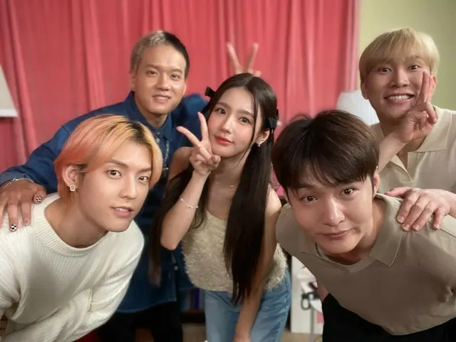 【t公式】（G）I-DLE、[#미연] 비투비 선배님들과 함께한 소문의 아이들~☺️ 고생많으셨습니다아 놀러와주셔서 감사하고 정말 즐거운 시간이었어요