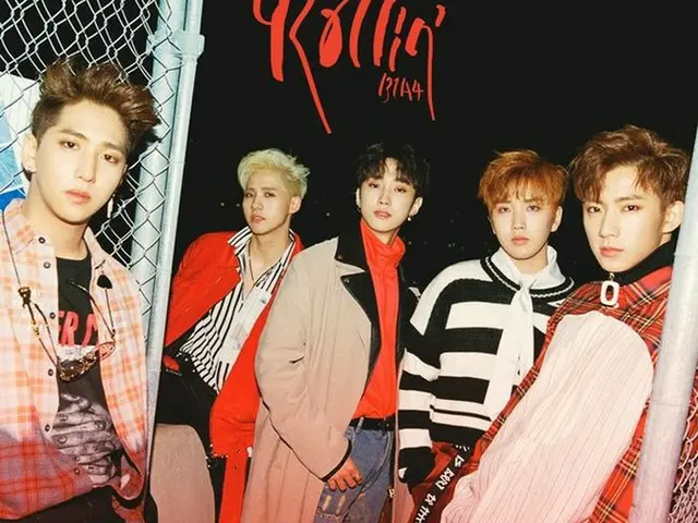 B1A4, today (25th) Come back with 5 complete members. At 7 PM their mini album”Rollin'” will be rele