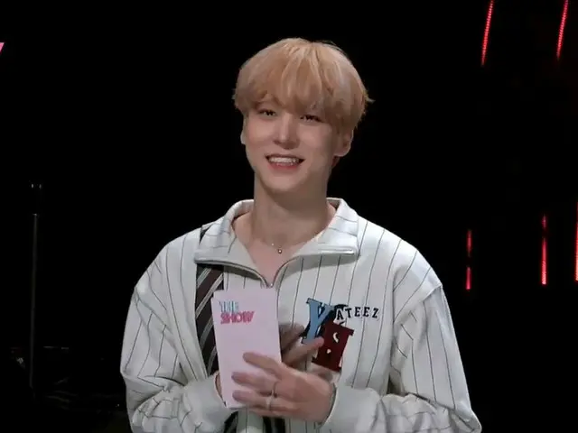 【T公式】에이티즈、RT TheKpop: 왔다네!!왔다네!! <br>흥부자 애교천재댕댕이 윤호가 왔다네~🙌<br><br>#KPOP #THEKPO