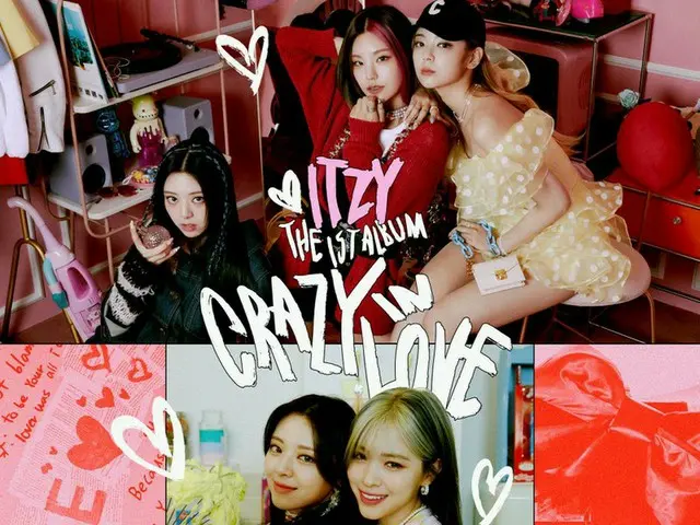 【t公式】ITZY、ITZY The 1st Album <br><CRAZY IN LOVE> Special Edition <br><br>💿 JEWE
