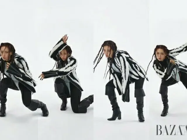 Mnet 'STREET WOMAN FIGHTER'에 출연한 댄서의 Honey J, 화보 공개. Harper's BAZAAR. .