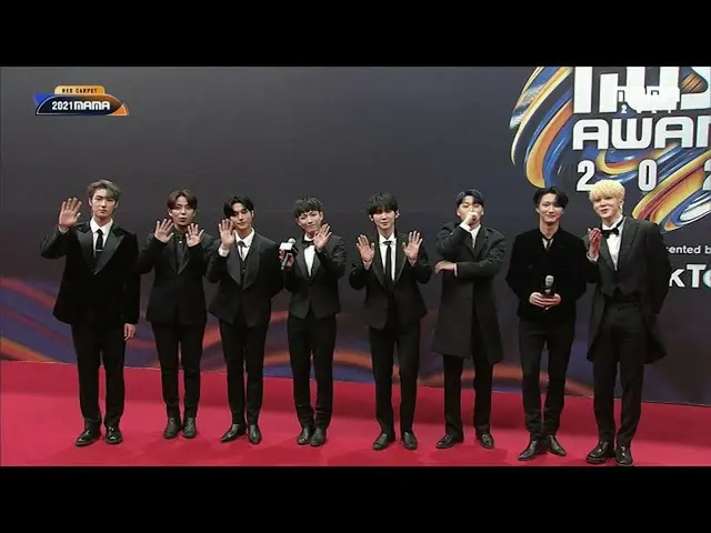 【公式mnk】[2021 MAMA] Red Carpet with 에이티즈_ _  | Mnet 211211 방송　 