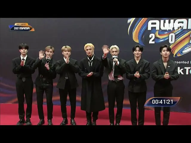 【公式mnk】[2021 MAMA] Red Carpet with 스트레이 키즈_ _  | Mnet 211211 방송　 