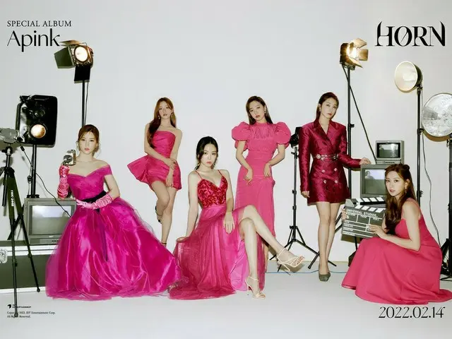 Apink, 2월 14일 스페셜 앨범 'HORN'으로 컴백. 그룹의 티저 이미지를 공개. .