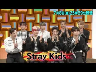 Stray Kids, 7월 8일 25시 29분부터 방송되는 일본 TV 「바즈리즘 02」에 출연. .  