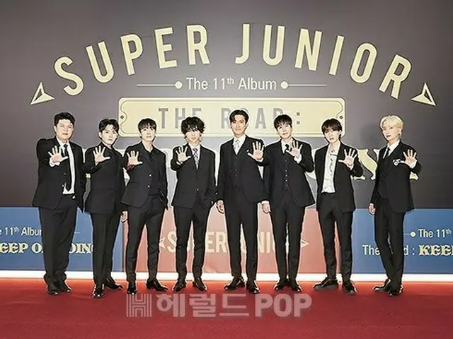 SUPER JUNIOR held a press conference to commemorate the release of the 11th fullalbum Vol.1 ”The Roa