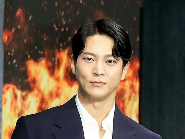Actor JooWon attended the production presentation of the Netflix movie ”Carter”.. .