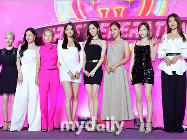 SNSD (Girls' Generation) attended the press conference for the 15th anniversaryalbum ”FOREVER 1”. .