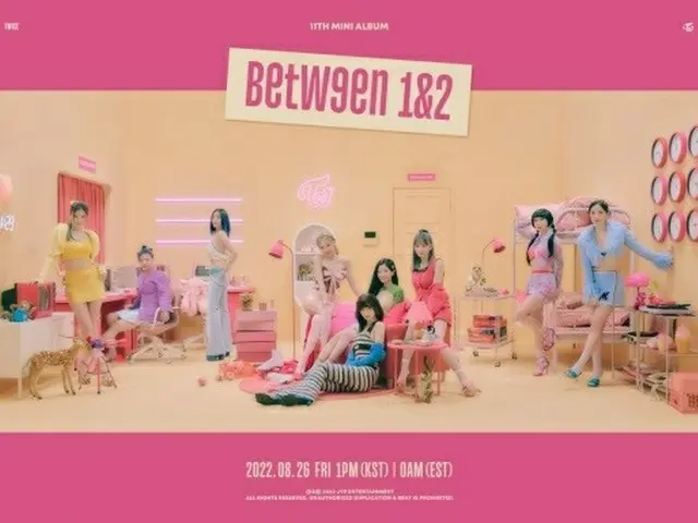 트와이스, 새 앨범 'BETWEEN 1&2' 콘셉트 포토 추가 공개. 26일 컴백으로. .