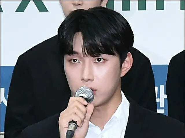 ‘OMEGA X’ 재한, 기자회견에서 ‘더 이상은 이런 일이 없도록’ 등이라고 말한다. .