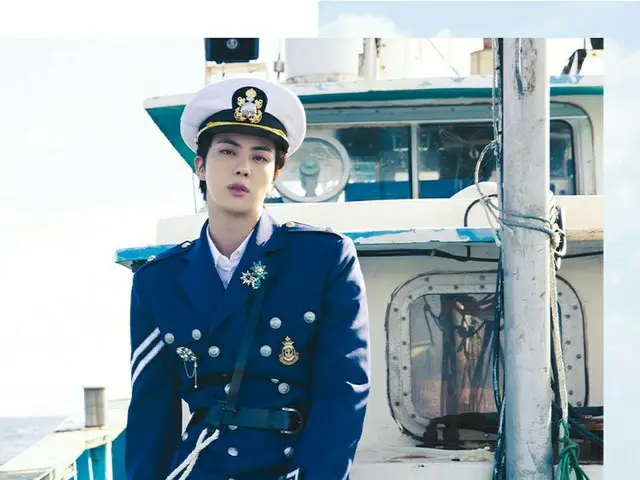 JIN will release the photo book ”Sea of JIN island” on December 2nd. . .