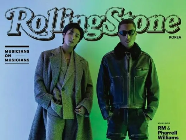 RM(BTS), 파렐 윌리엄스와의 화보 공개. RollingStone KOREA. .