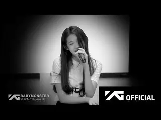 YG의 신인 걸그룹 'BABYMONSTER', 다섯 번째 멤버 RORA(로라)의 라이브 퍼포먼스 영상을 공개. 14세. NewJeans의 헤인과