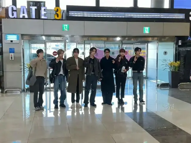 ENHYPEN has just arrived at Gimpo International Airport to depart to Japan. . .