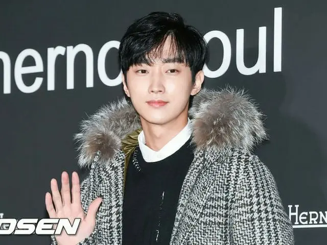 B1A4 Jin Young attended the 1st anniversary event of the flagship store. Seoul ·HERNO Cheongdam stor