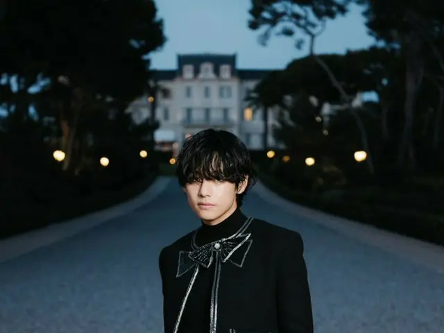 V (BTS) released CELINE pictorial @ Cannes. . .