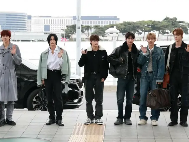 RIIZE, 「2023 MAMA AWARDS」에 출연을 위해 26일 오후에 일본을 향해 출발의 모습 @ 인천 국제 공항.