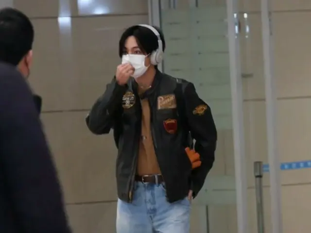 V(BTS), 해외 일정을 마치고 귀국@인천국제공항.