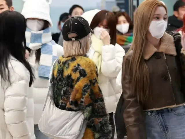 Kep1er, 일본에서의 활동을 마치고 3일 오전에 한국에 귀국의 모습＠김포국제공항.