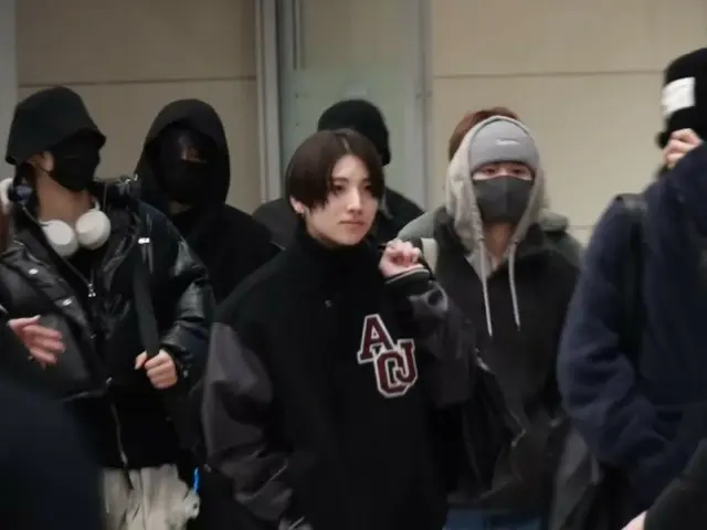 &TEAM, 24일 오전 인천국제공항 도착 모습.